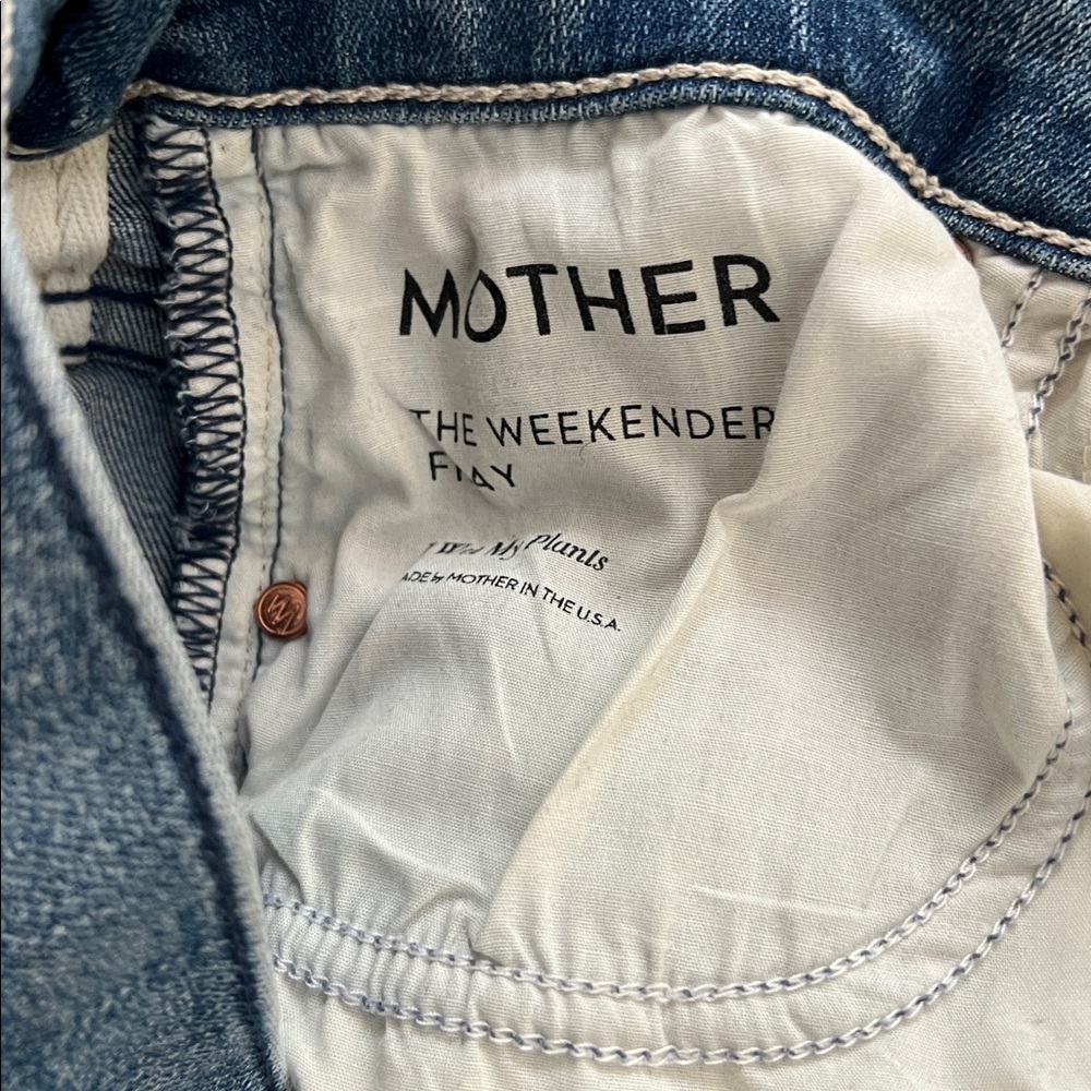 MOTHER Light Blue High-Rise Flare Jeans - Picture 10 of 13